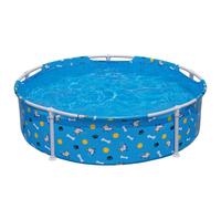 Bestway Above Ground Pet Play Pool 122 x 30.5 cm Round for Blue, vidaXL