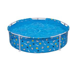 Bestway Above Ground Pet Play Pool 122 x 30.5 cm Round for Blue, vidaXL