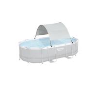 Bestway Above Ground Pool Canopy White Sunshade Swimming Shade vidaXL
