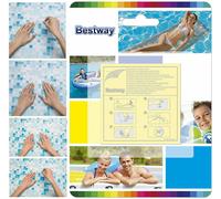 Bestway Heavy Duty Repair Patch or SelfAdhesive Underwater Adhesive Repair Patch - White / 16cm / 1cm