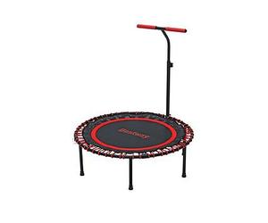 Bestway Aerobounce Adult Exercise And Rebounder Trampoline With Adjustable Handlebar One Colour