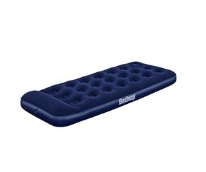 Bestway | Air Mattress, Junior Twin Size with Built-In Foot Pump and Pillow| Inflatable Mattress for Indoor and Outdoor Use | One-man