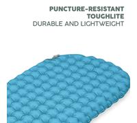 Bestway AlpineLite Insulated Sleeping Mat, Inflatable Sleeping Pad for Camping, Hiking & Backpacking, Compact, Lightweight with Pump Sack