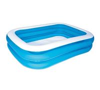 BESTWAY BLUE RECTANGLE INFLATABLE PADDLING POOL (106 x 69 x 20) BW54006