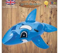 Bestway Blue Whale Pool Float, Kids Inflatable Ride-On with 1.57m x 94cm