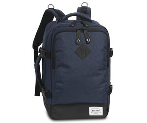 Bestway Cabin Pro Small Backpack 14 Inch Laptop Compartment - Multifunctional Backpack with Organiser & Trolley Attachment Function, Ideal for School, Work & Travel, DIN A4 Suitable, navy, Mittelgroße