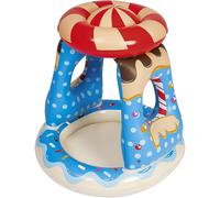 Bestway Candyville Baby Inflatable Paddling Pool With Sunshade Garden Toy Swimming Pool