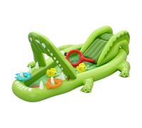 Bestway Crocodile Play Center Inflatable Pool Toy, Green, PVC