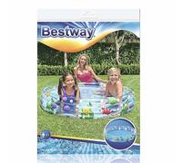 Bestway Deep Dive 3 Ring Inflatable Paddling Pool Coral