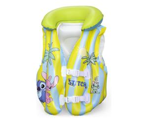Bestway Disney Stitch & Angel 20" X 18" Inflatable Swim Vest Ages 3-6 Years
