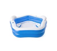 Bestway Family Paddling Pool Inflatable Swimming Pool with Built-in Seats