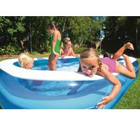 Bestway Blue Rectangular Familiy Pool -2.62m x 1.75m x 51cm - blue