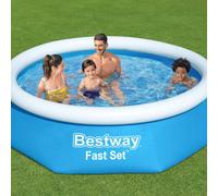 Bestway Fast Set Inflatable Swimming Pool Round 244x61 cm 57265