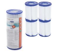 Bestway Filter Cartridges for Pool/Swimming Pool/Pumps, Intex, Size 2, Pack of 4