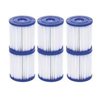 Bestway Filter for Pool Pumps/Size 1 Set of 6