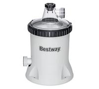 Bestway Filter Pump 5678 L with Polysphere Balls for Above-Ground Swimming Pools - 27.2 cm x 27.3 cm x 42.2 cm - Grey