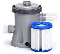 Bestway 330gal Filter Pump for Above Ground Pool, Complete Filter System for Pool