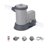 Bestway Filter Pump for Above Ground Pool, 1,500 gal Swimming Pool Filter Pump