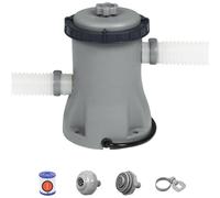 Bestway Filter Pump with Intergrated Pool System, Grey 330gal