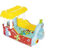 Bestway 93537 BW93537 Fisher Price Licensing Train Ball Pit, Inflatable Kids Play Centre