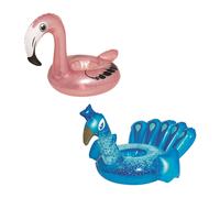 Bestway Flamingo or Peacock Inflatable Drink Holder Float for Pool & Hot Tub