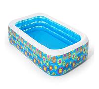 Bestway Floral Inflatable Kids Paddling Pool 305 x 183 x 56 cm
