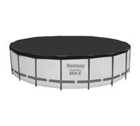 Bestway Flowclear Above Ground 18ft Steel Frame Swimming Pool Cover Grey