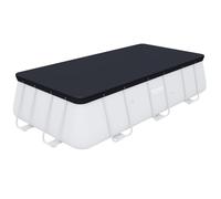 Bestway Flowclear Swimming Pool Cover for 13.3 ft- 13.6ft Power Steel Rectangular Pools, Black,58232