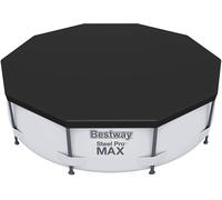 Bestway 10ft PVC Outdoor Pool Cover With Drain Holes & Ropes