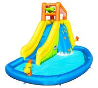 Bestway H20Go Mount Splashmore Bouncy Castle Park with Water Gun (53345) - Climb, Slide, Water Cannon, Quick Inflate