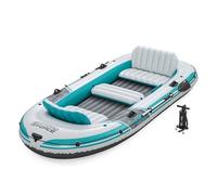 Bestway | Hydro-Force Adventure Elite X5 Inflatable Raft Set| Inflatable Boat with Hand Pump, Oars, Seats, Gear Pouch, Carry Bag | Five-Seater