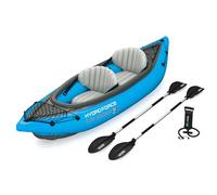 Bestway | Hydro-Force Cove Champion X2 Kayak| Inflatable Boat Set with Hand Pump, Paddles, Seats, Fins and Storage Bag | Two Seater