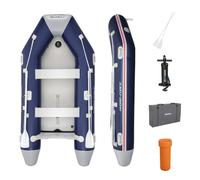 Bestway Hydro-Force Inflatable Boat, Mirovia Pro Blow Up Dinghy Raft Set with Hand Pump and Oars, 5 Person Capacity