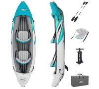 Bestway Hydro Force Inflatable Kayak Set | Includes Seat, Paddle, Hand Pump, Storage Carry Bag | Great for Adults, Kids and Families
