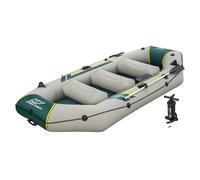 Bestway | Hydro-Force Ranger Elite X4 Inflatable Raft Set| Inflatable Boat with Hand Pump, Oars, Seats, Gear Pouch, Carry Bag | Four-Seater