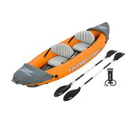 Bestway | Hydro-Force Rapid X2 Kayak| Inflatable Boat Set With Hand Pump, Paddles, Seats, Fins and Storage Bag | Two Seater