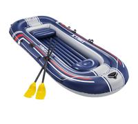 Bestway Hydro-Force Treck X3 Inflatable Boat - 3-Person PVC Kayak/Canoe with Oars, Pump, 307x126 cm