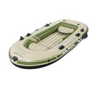 Bestway | Hydro-Force Voyager X3 Inflatable Raft Set| Inflatable Boat with Hand Pump, Oars, Seats, Gear Pouch, Carry Bag | Three-Seater | Ideal for Fishing