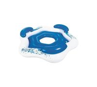 Bestway Hydro-Force X3 Floating Island for up to 3 adults, Blue, White, One Size