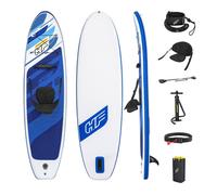Hydro-Force Oceana 10ft Inflatable Paddle Board Kayak Set with Waist Leash, Blue
