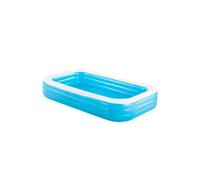 Bestway Inflatable 10' X 6' X 22"/3.05M X 1.83M X 56Cmfamily Rectangular Pool In Blue Blue One Size
