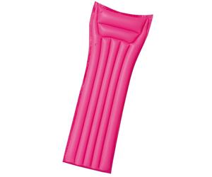 Bestway Inflatable Beach Mat 183x69cm with Comfortable Pillow, Pink