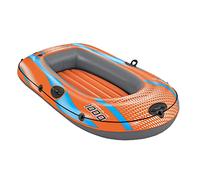 Inflatable Boat, Kondor Elite, One-man Raft With Heavy Duty Handles And Interlocking Valves Hand Pump