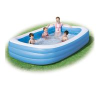 Bestway Blue Rectangular Familiy Pool De Luxe- 3.05m x 1.83m x 56cm - blue