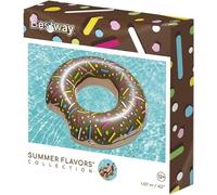 Bestway Inflatable Donut Swim Ring 42" Rubber Pool Lilo Float Swimming Water Toy