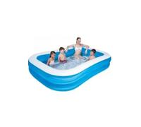 Bestway 12819 above ground pool Inflatable pool Rectangular 400 L Blue, White