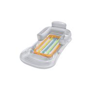 Bestway Inflatable Fashion Pool Lounger Swimming Lilo Grey