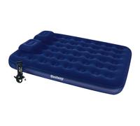 Bestway Inflatable Flocked Airbed Blow Up Bed with Pillow and Air Pump 67374