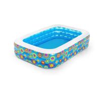 Bestway Inflatable Kids Pool Blue 229x152x56 cm Above Ground Swimming vidaXL