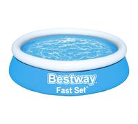 Bestway Inflatable Pool Swimming Pool Family Paddling Pool Round Blue Fast Set